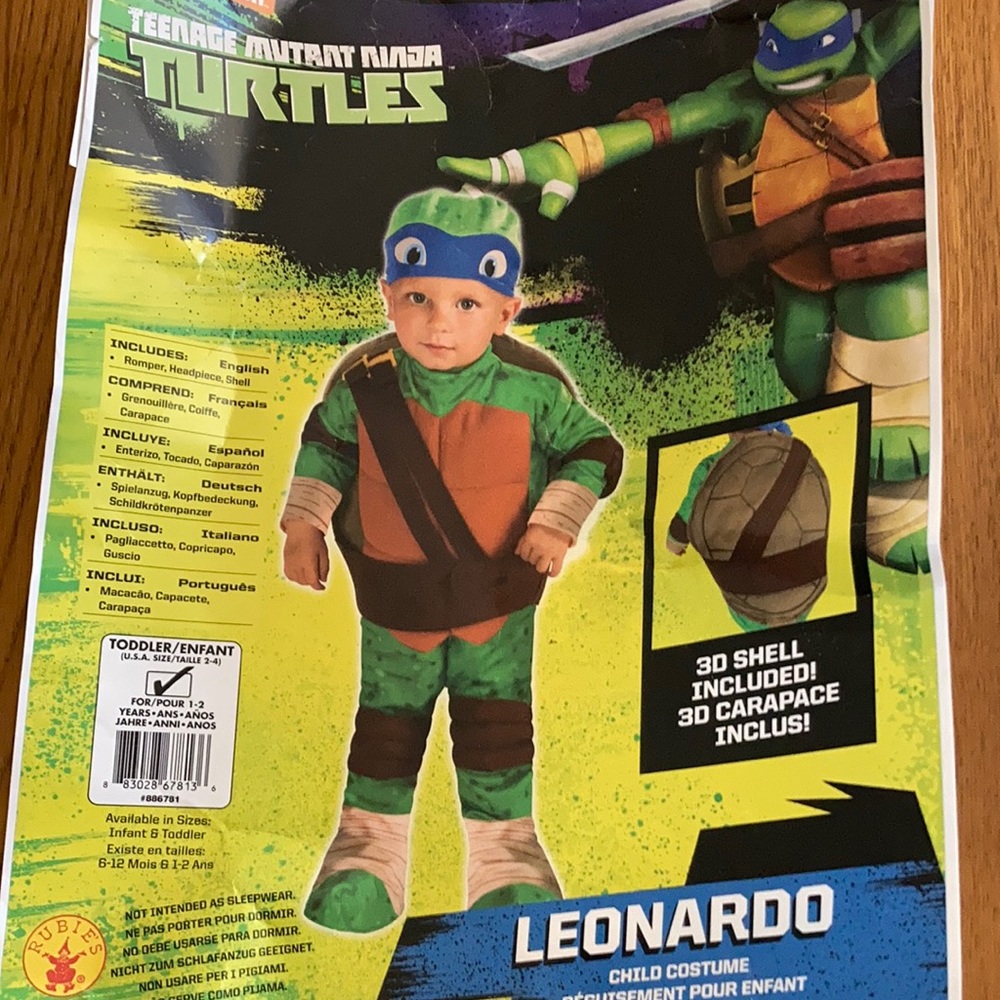 Teenage Mutant Ninja Turtles Leonardo Halloween Costume
